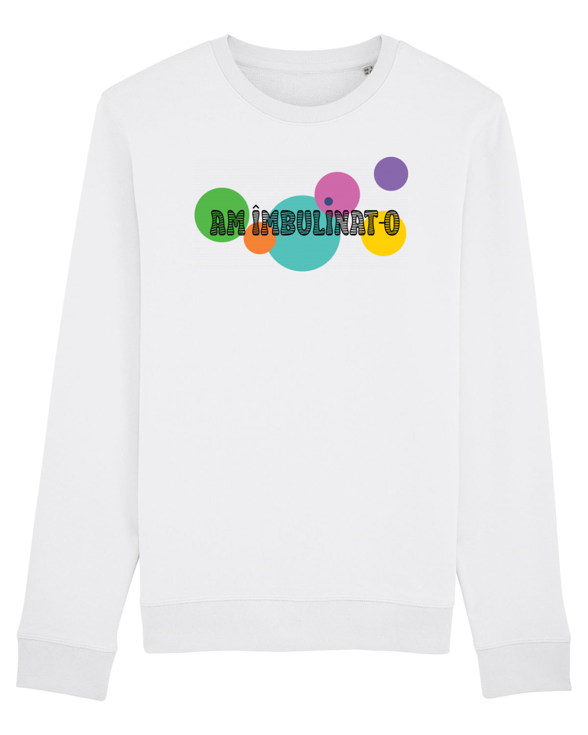 Bluză mânecă lungă Unisex Rise White