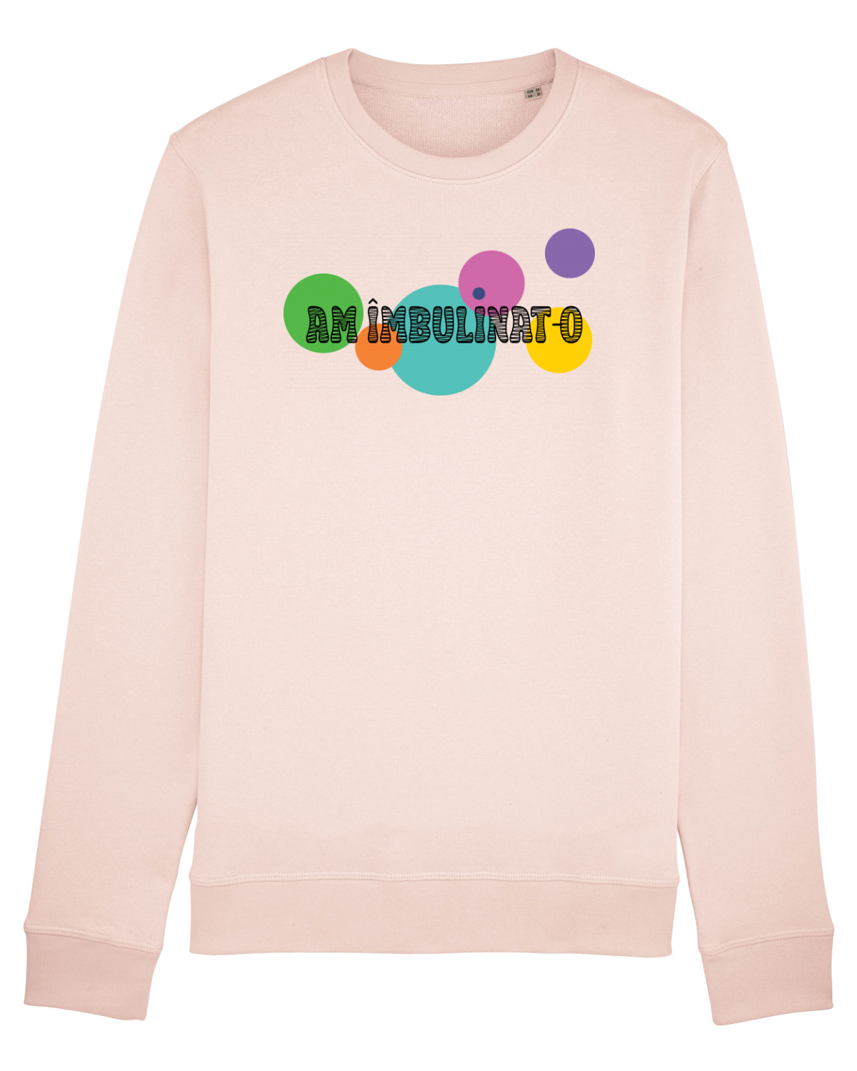 Bluză mânecă lungă Unisex Rise Candy Pink