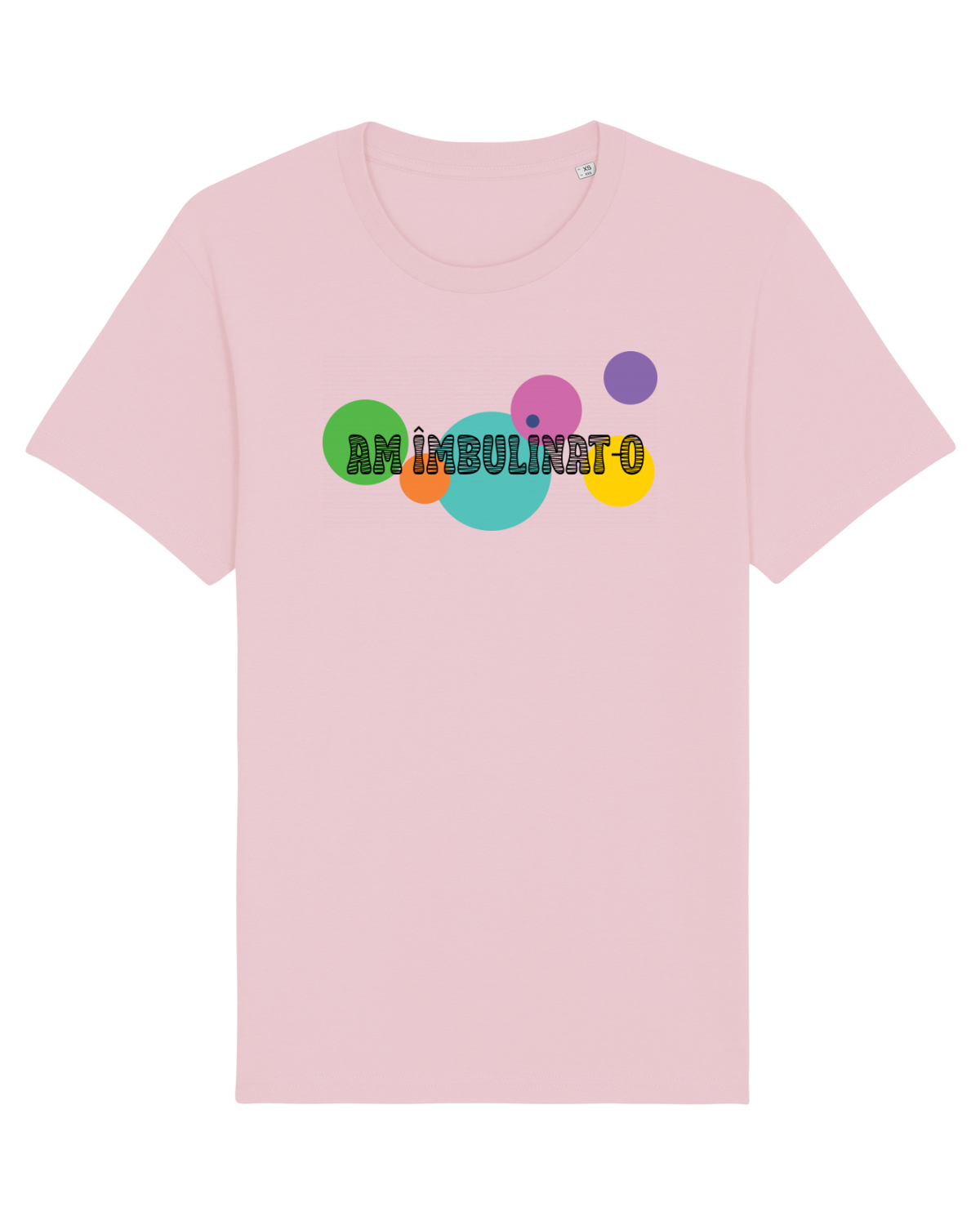 Tricou mânecă scurtă Unisex Rocker Cotton Pink
