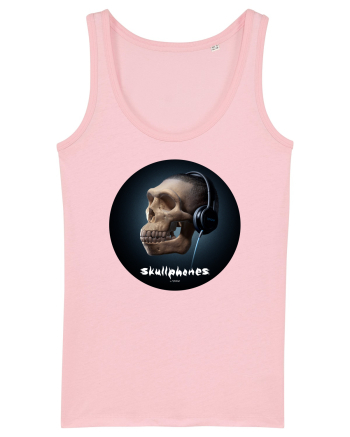 Craniu cu casti - skullphones 17 Cotton Pink