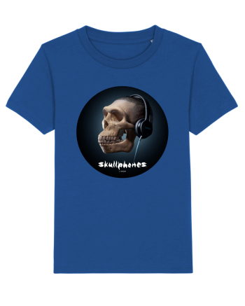 Craniu cu casti - skullphones 17 Majorelle Blue