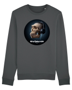 Craniu cu casti - skullphones 17 Bluză mânecă lungă Unisex Rise