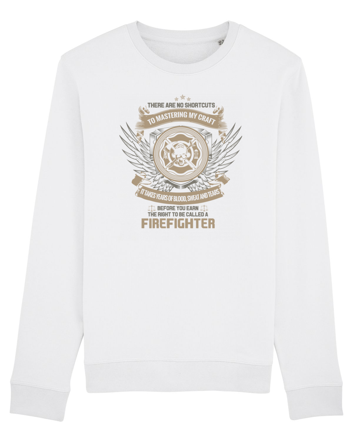 Bluză mânecă lungă Unisex Rise White
