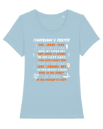 FISHERMAN Tricou mânecă scurtă guler larg fitted Damă Expresser