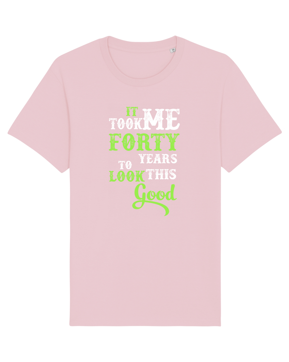 Tricou mânecă scurtă Unisex Rocker Cotton Pink