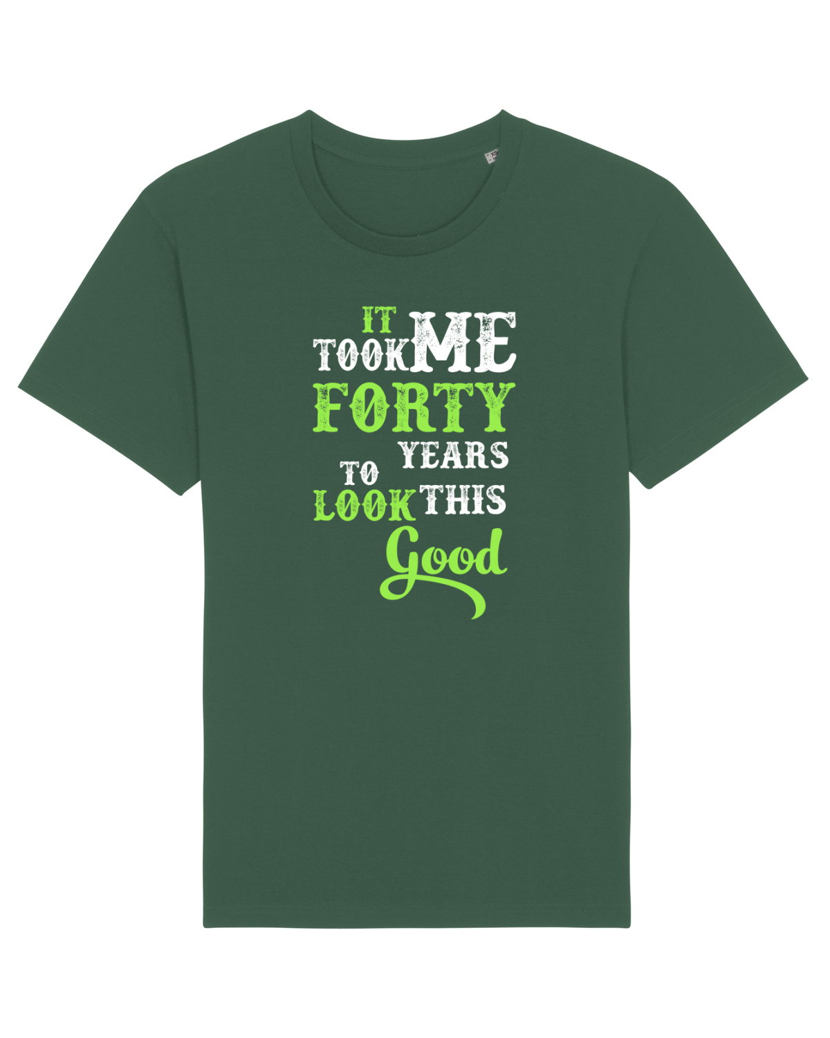Tricou mânecă scurtă Unisex Rocker Bottle Green