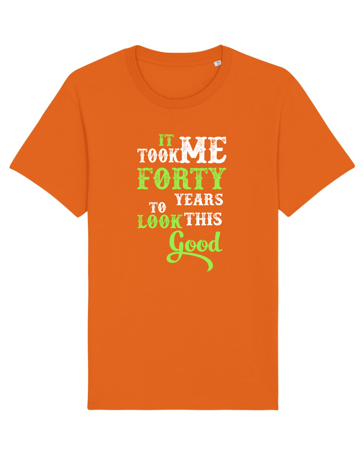 Tricou mânecă scurtă Unisex Rocker Bright Orange