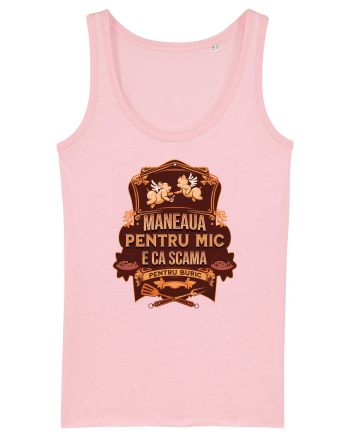 Maneaua pentru mic e ca scama pentru buric Cotton Pink