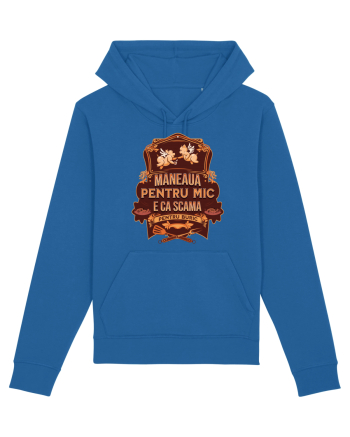 Maneaua pentru mic e ca scama pentru buric Royal Blue
