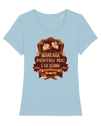Maneaua pentru mic e ca scama pentru buric Sky Blue