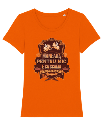 Maneaua pentru mic e ca scama pentru buric Bright Orange