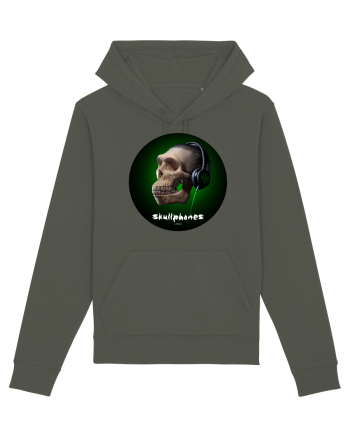 Craniu cu casti - skullphones 18 Khaki