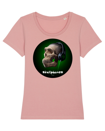 Craniu cu casti - skullphones 18 Canyon Pink