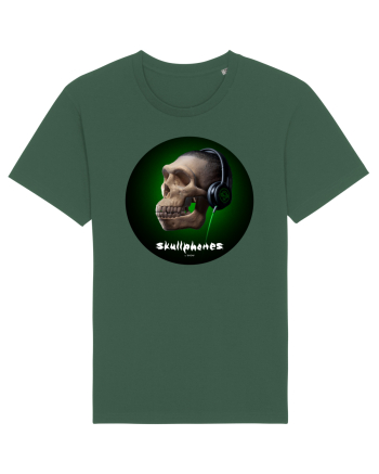 Craniu cu casti - skullphones 18 Bottle Green