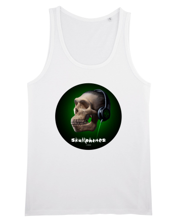 Craniu cu casti - skullphones 18 White