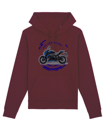 Street Motorcycle Burgundy