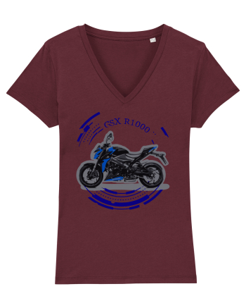 Street Motorcycle Burgundy