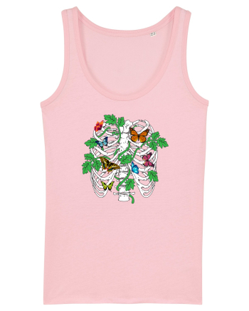 Butterfly ribcage Cotton Pink