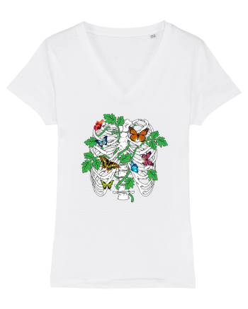 Butterfly ribcage White