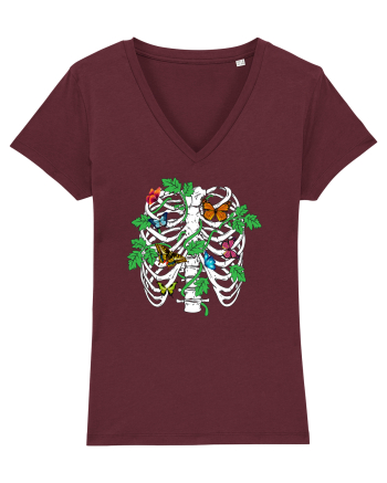 Butterfly ribcage Burgundy