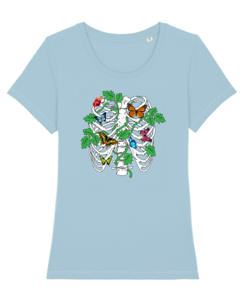 Butterfly ribcage Sky Blue