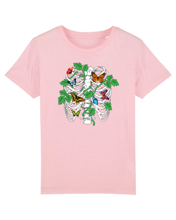 Butterfly ribcage Cotton Pink