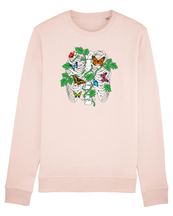 Butterfly ribcage Candy Pink