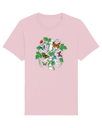 Butterfly ribcage Cotton Pink