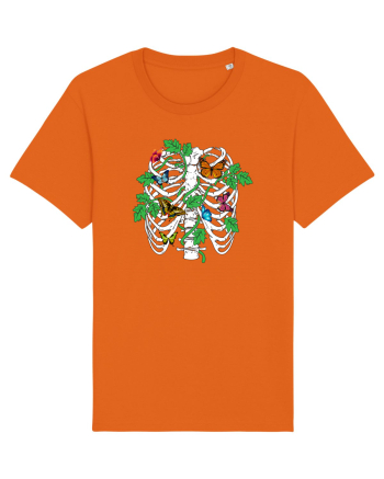 Butterfly ribcage Bright Orange