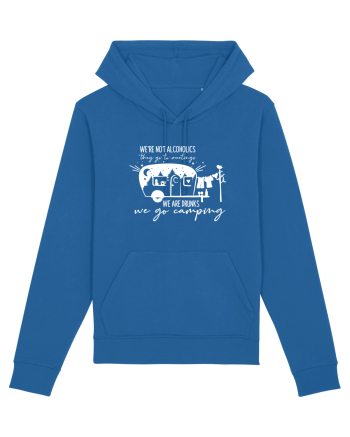 We Are Not Alcoholics Funny Camping Royal Blue
