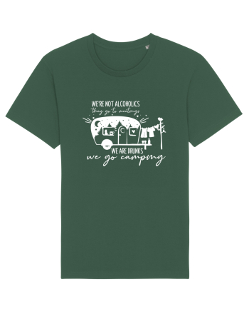 We Are Not Alcoholics Funny Camping Bottle Green