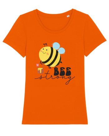 Bee Strong Bright Orange