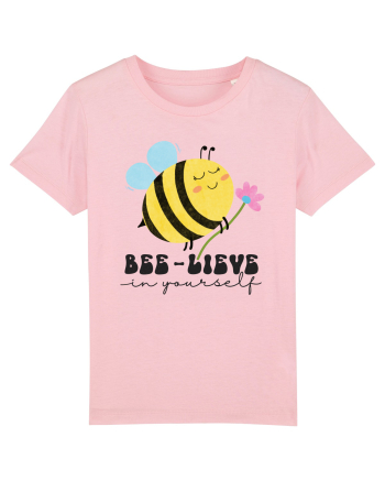 Bee-Lieve in Yourself Cotton Pink