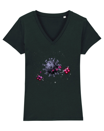Fight Covid - Death Planet 01 Black
