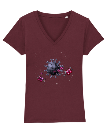 Fight Covid - Death Planet 01 Burgundy