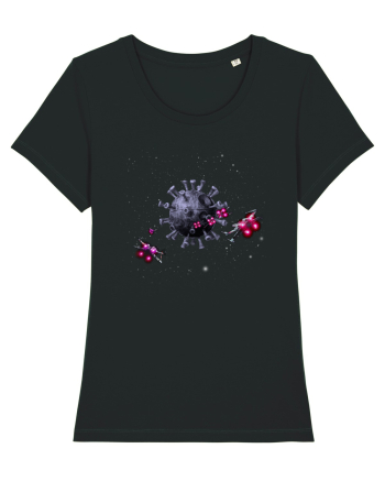 Fight Covid - Death Planet 01 Black