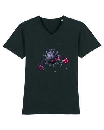 Fight Covid - Death Planet 01 Black
