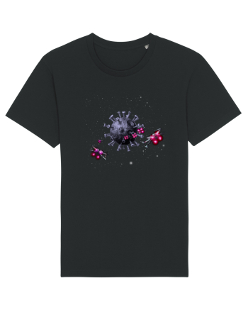 Fight Covid - Death Planet 01 Black
