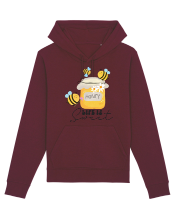 Honey Life Is Sweet Burgundy
