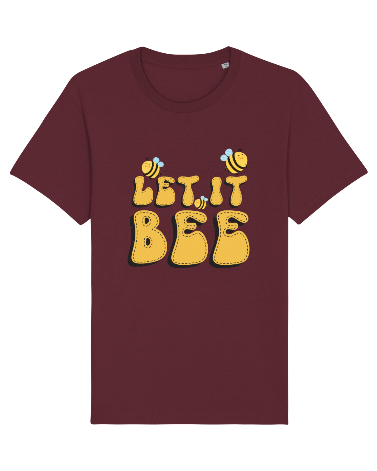 Tricou mânecă scurtă Unisex Rocker Burgundy