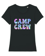 Camp Crew Tricou mânecă scurtă guler larg fitted Damă Expresser