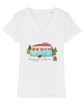 Camping is my happy place White