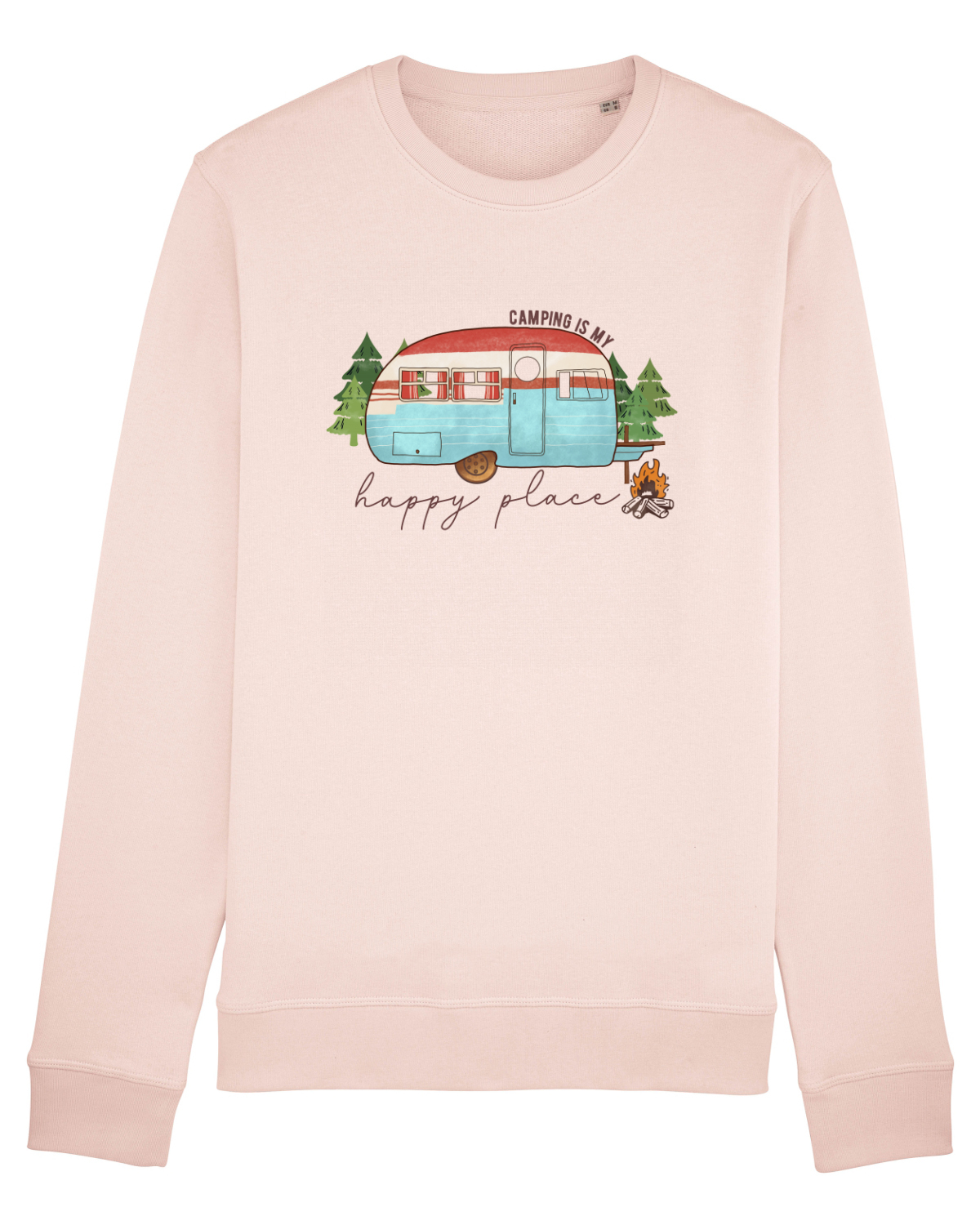 Bluză mânecă lungă Unisex Rise Candy Pink