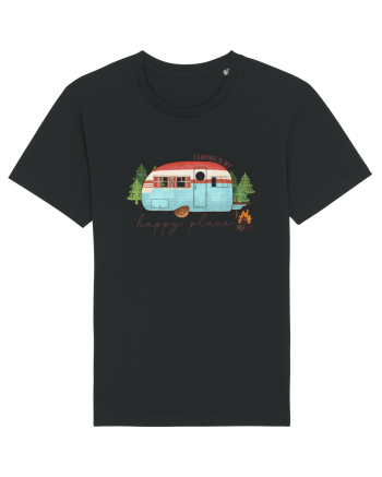 Camping is my happy place Black