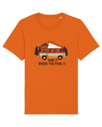 Home is where you park it Bright Orange