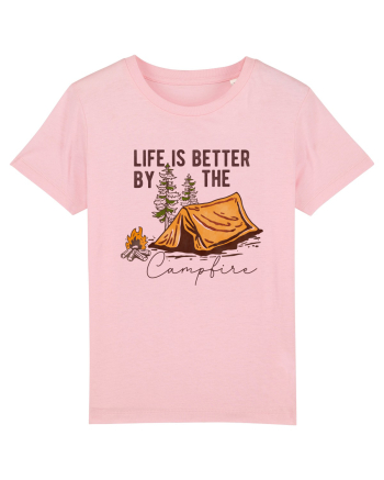 Life is better by the campfire Cotton Pink
