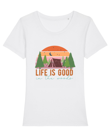 Life is good in the woods White
