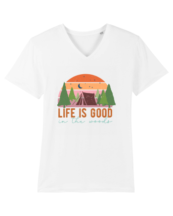 Life is good in the woods White