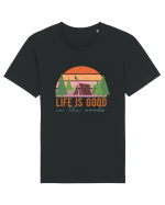 Life is good in the woods Tricou mânecă scurtă Unisex Rocker