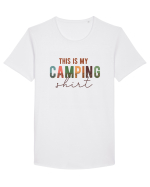 This is my camping shirt Tricou mânecă scurtă guler larg Bărbat Skater